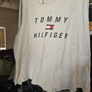 Tommy Hilfiger Light Gray Sport Logo Pullover